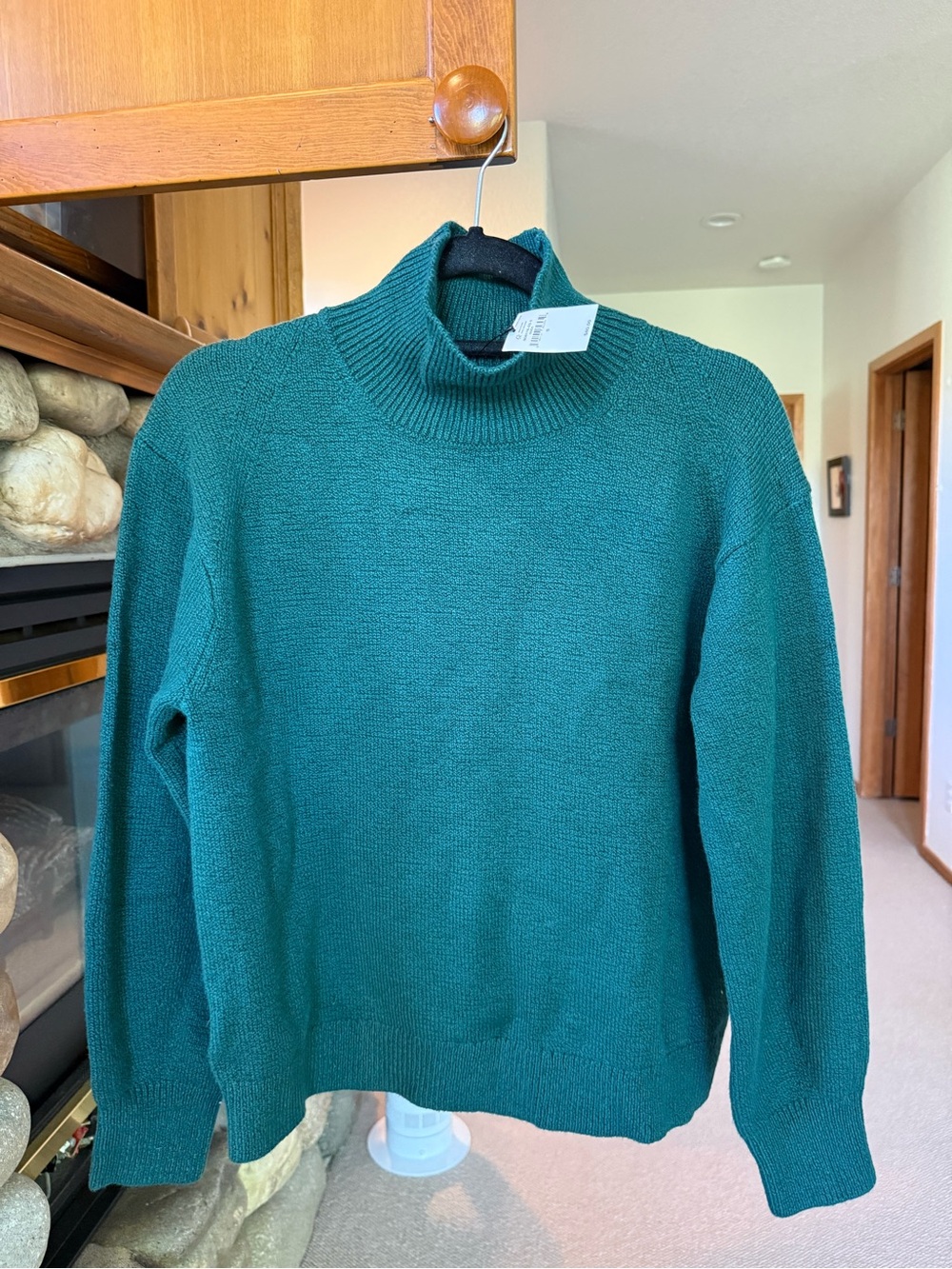 Banana Republic Teal Turtleneck Sweater